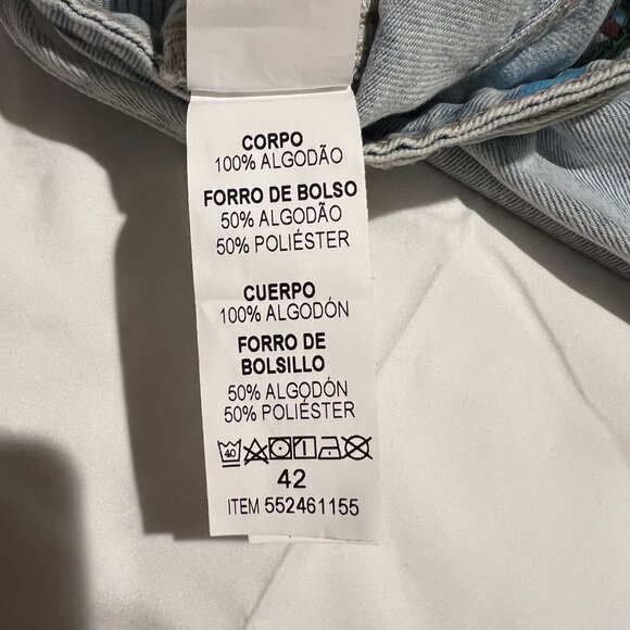 Bluesteel Women's Light Wash High-Waisted Straight-Leg Jeans With Raw Hem - Picture 7 of 10